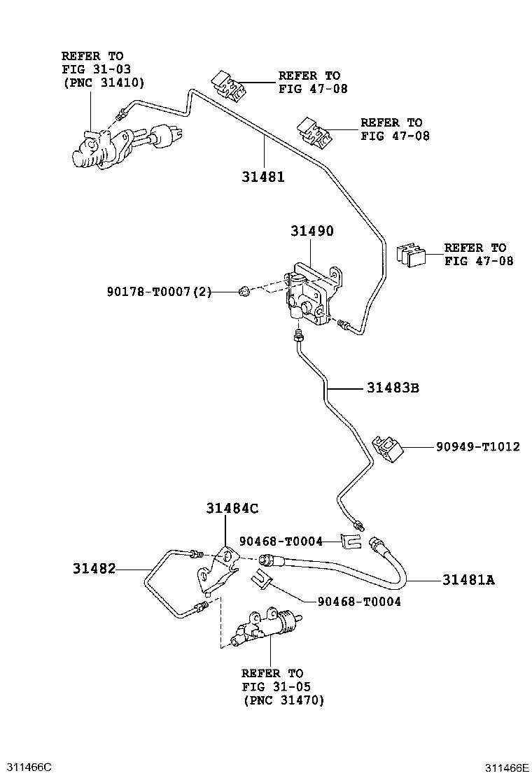 31301-0K010 PEDAL SUB-ASSY, CLUTCH product image