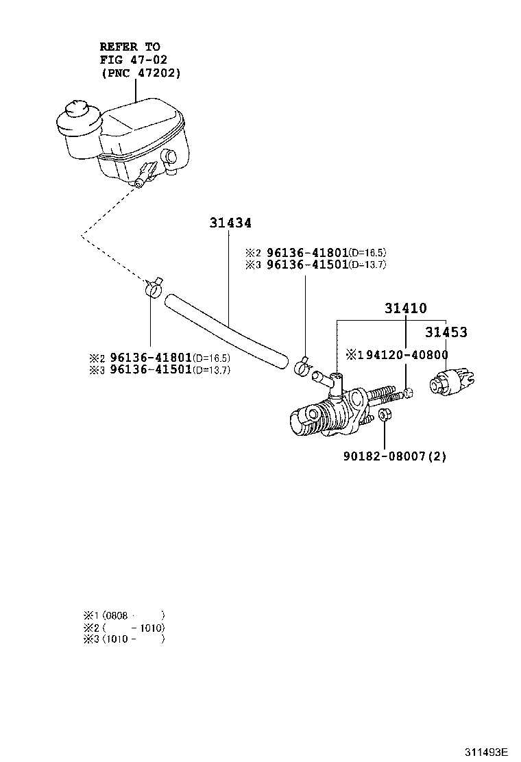 31453-52010 CLEVIS, CLUTCH MASTER CYLINDER PUSH ROD product image