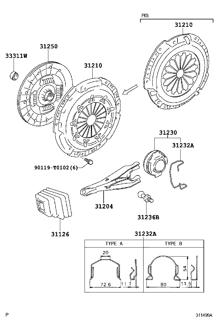 Thumbnail 6 for 31210-0K040