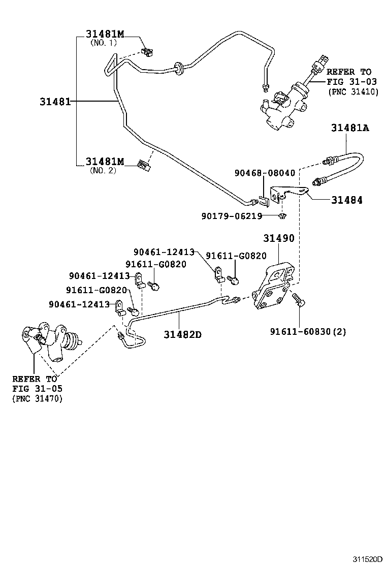 31301-53100 PEDAL SUB-ASSY, CLUTCH product image