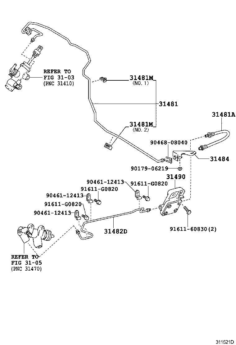31301-53100 PEDAL SUB-ASSY, CLUTCH product image