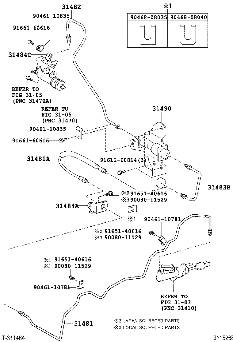 31301-0F060 PEDAL SUB-ASSY, CLUTCH product image