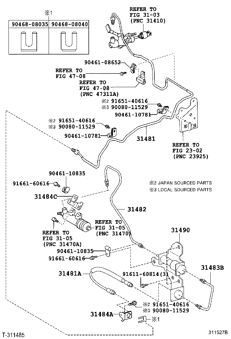 31301-0F060 PEDAL SUB-ASSY, CLUTCH product image