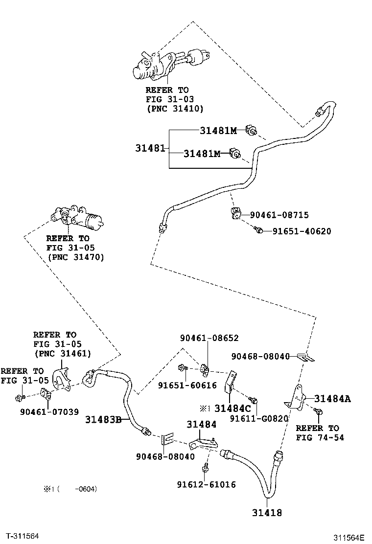 31301-42080 PEDAL SUB-ASSY, CLUTCH product image