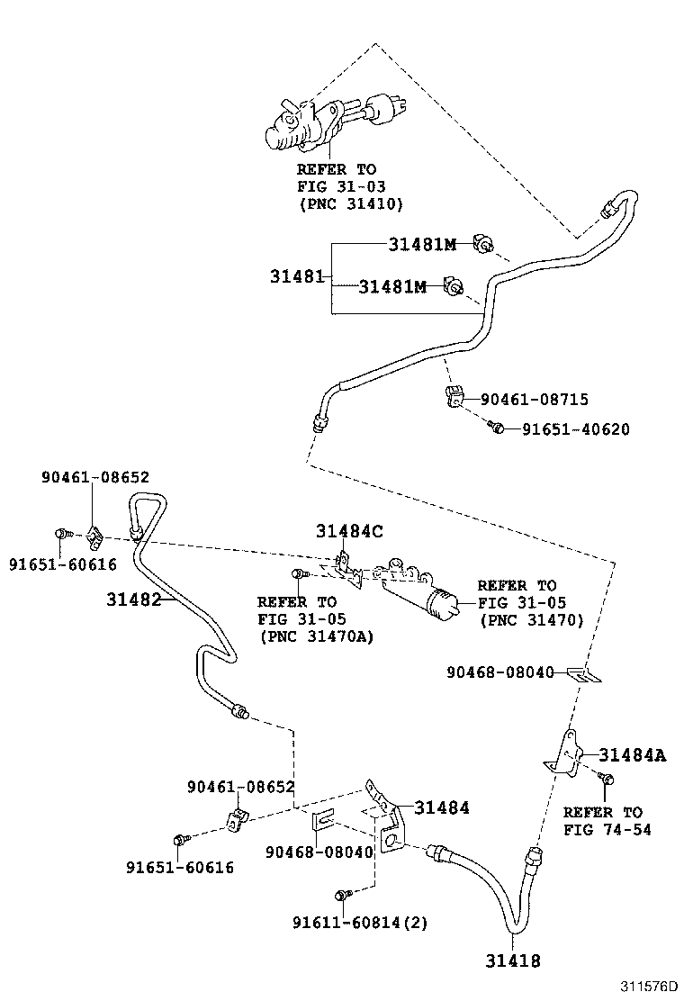 31301-42080 PEDAL SUB-ASSY, CLUTCH product image