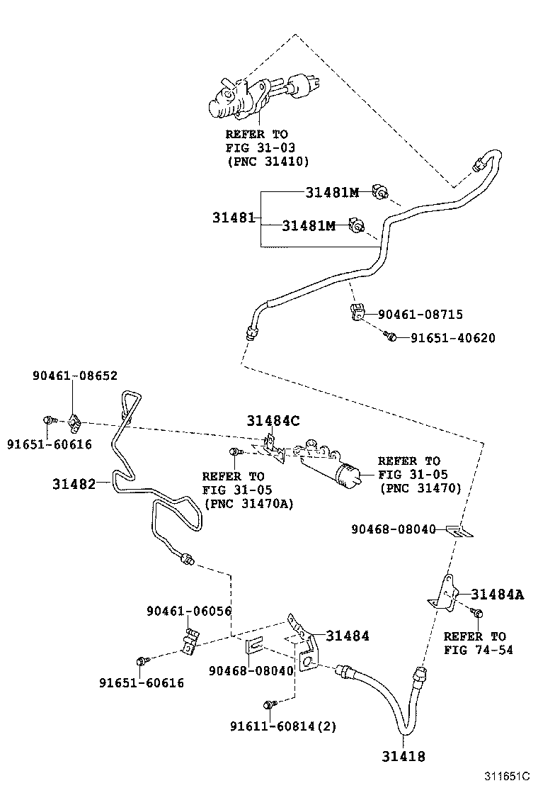 31301-42080 PEDAL SUB-ASSY, CLUTCH product image