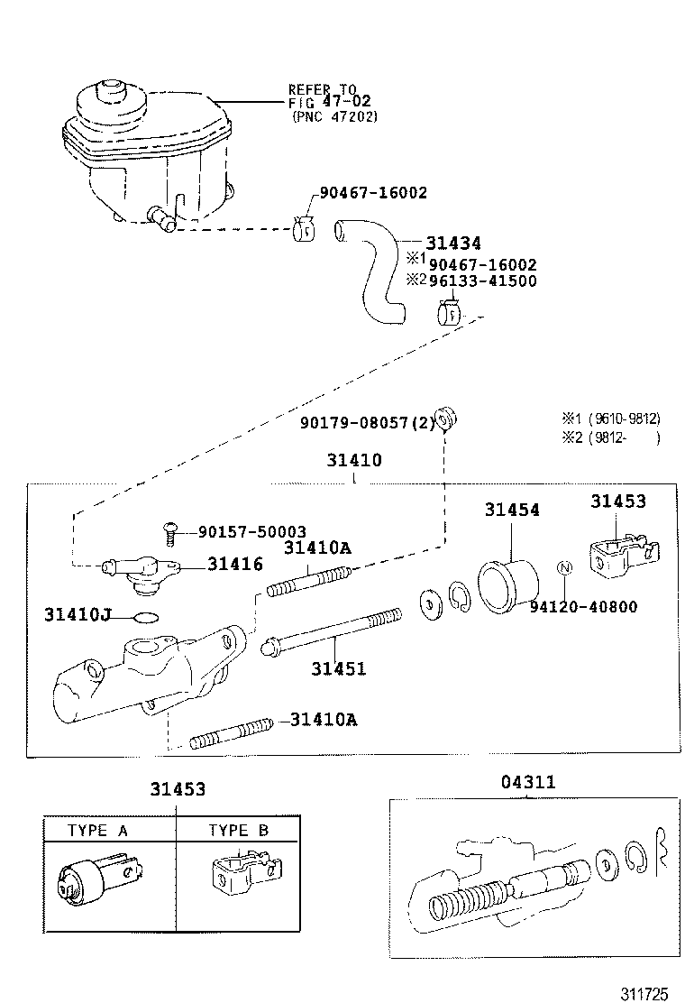 31434-28080 TUBE, CLUTCH RESERVOIR product image