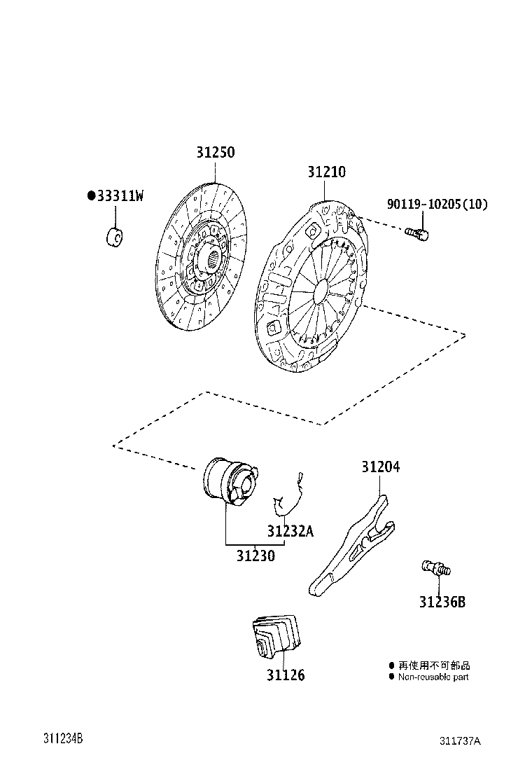 31250-37200 DISC ASSY, CLUTCH product image
