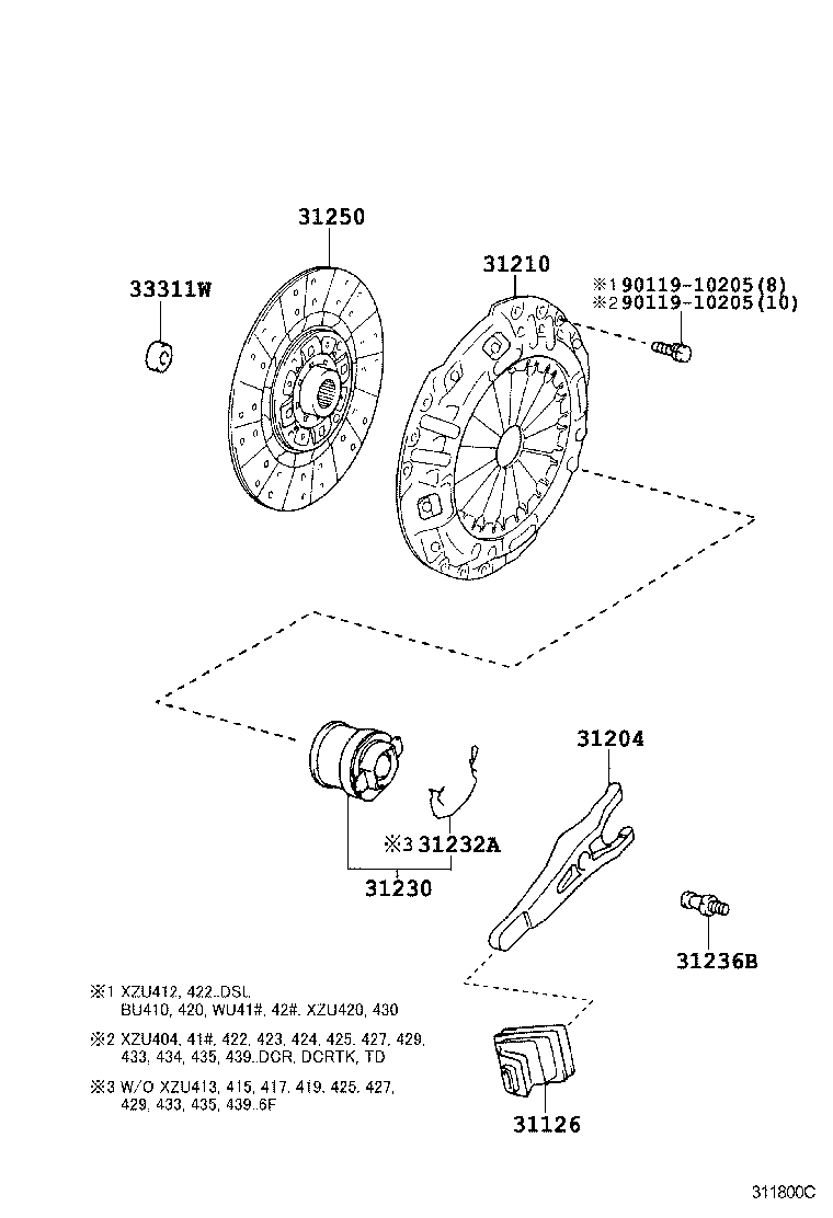 31210-37110 COVER ASSY, CLUTCH product image