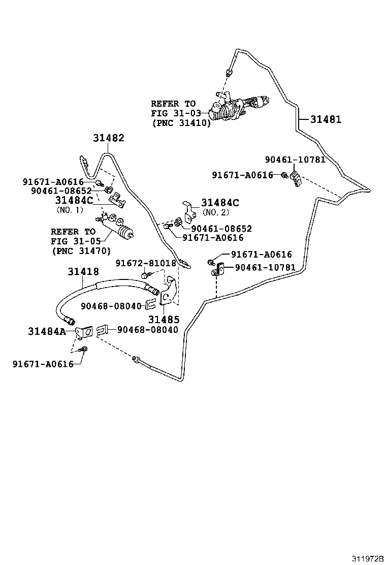 31301-12530 PEDAL SUB-ASSY, CLUTCH product image
