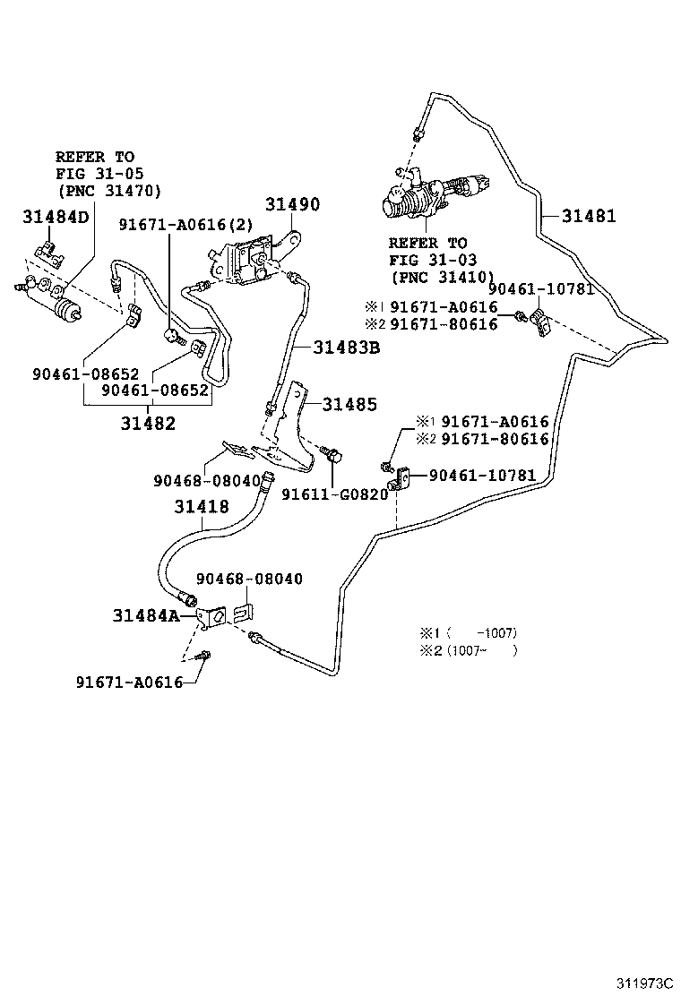 31301-12530 PEDAL SUB-ASSY, CLUTCH product image