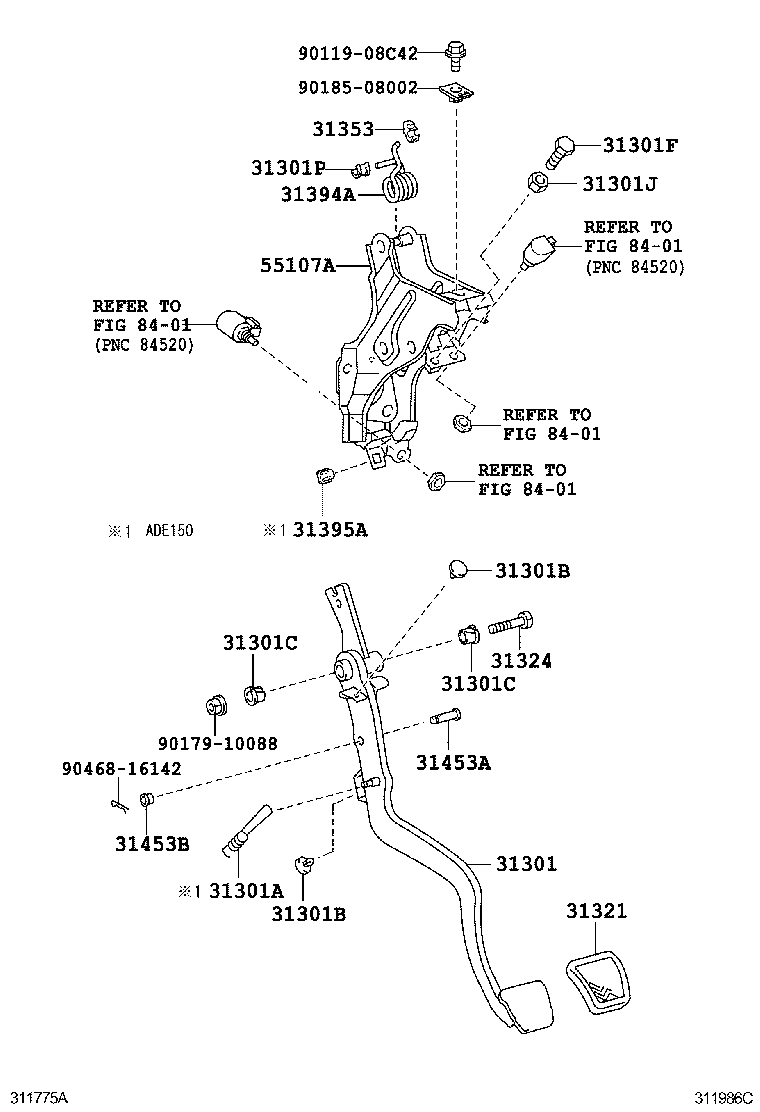 31483-02140 TUBE, ACCUMULATOR TO FLEXIBLE HOSE product image