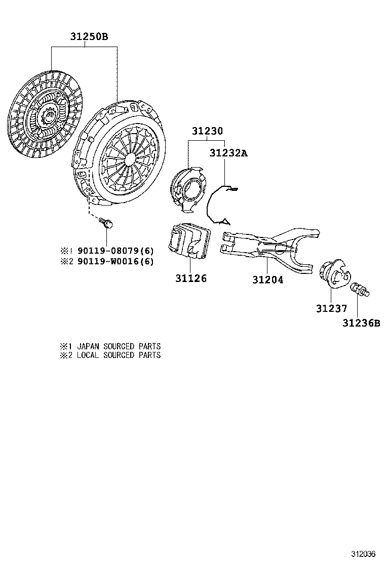 31210-02220 COVER ASSY, CLUTCH product image