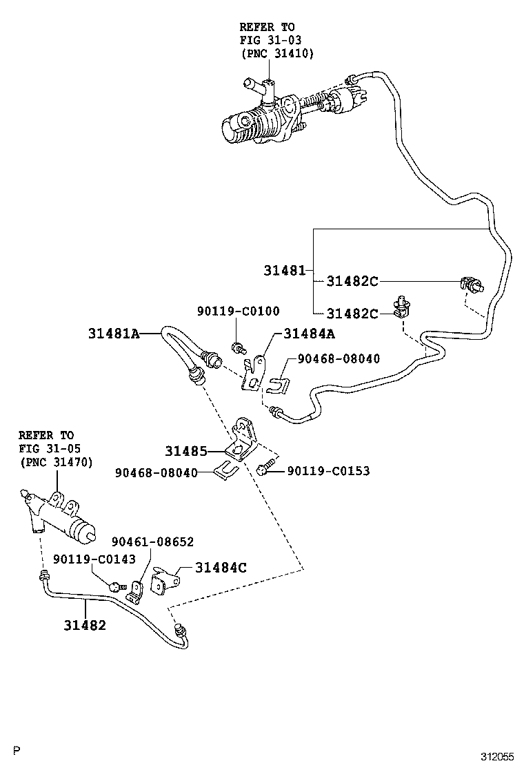 31301-0D180 PEDAL SUB-ASSY, CLUTCH product image