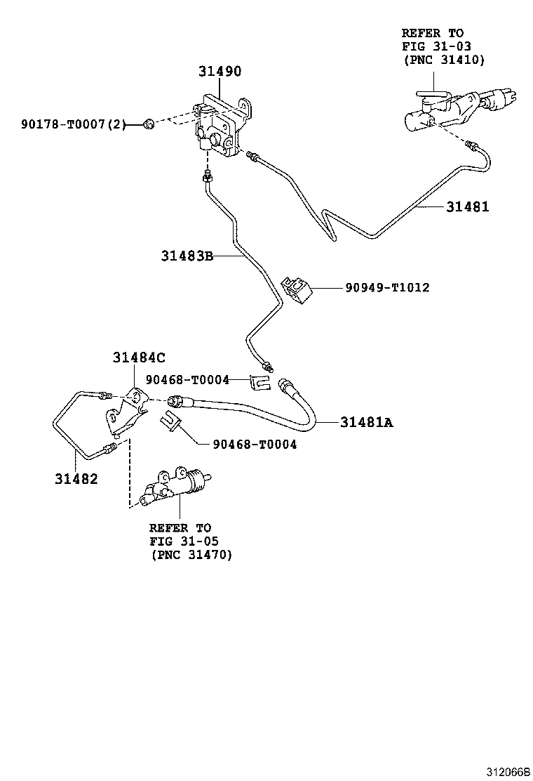 31301-0K010 PEDAL SUB-ASSY, CLUTCH product image