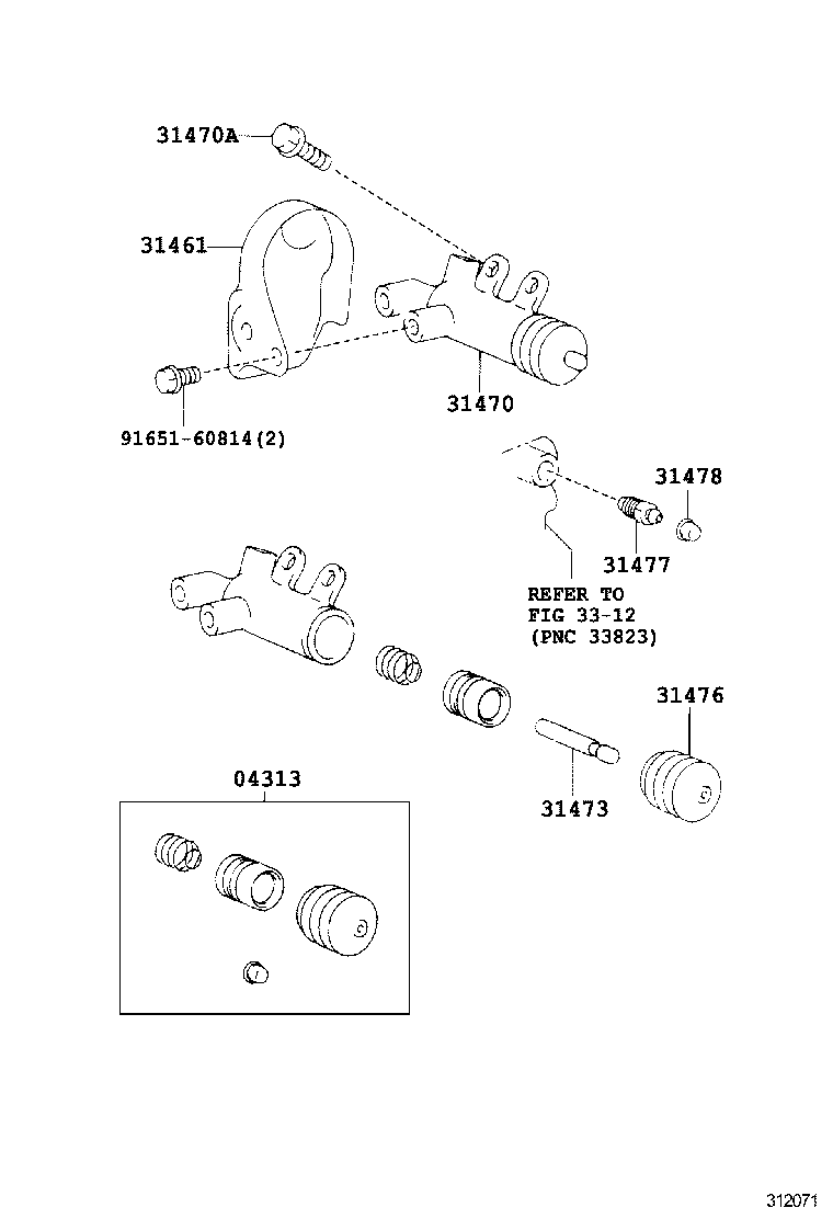 90119-08249 BOLT(FOR CLUTCH RELEASE CYLINDER SETTING) product image