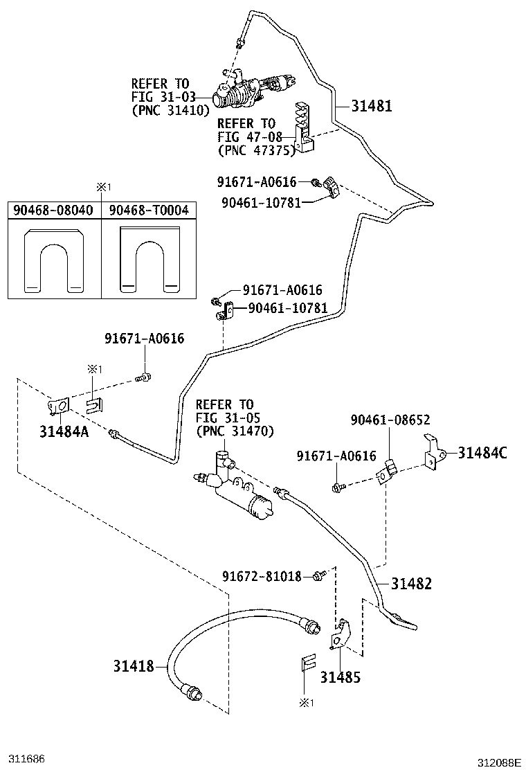 31301-02270 PEDAL SUB-ASSY, CLUTCH product image