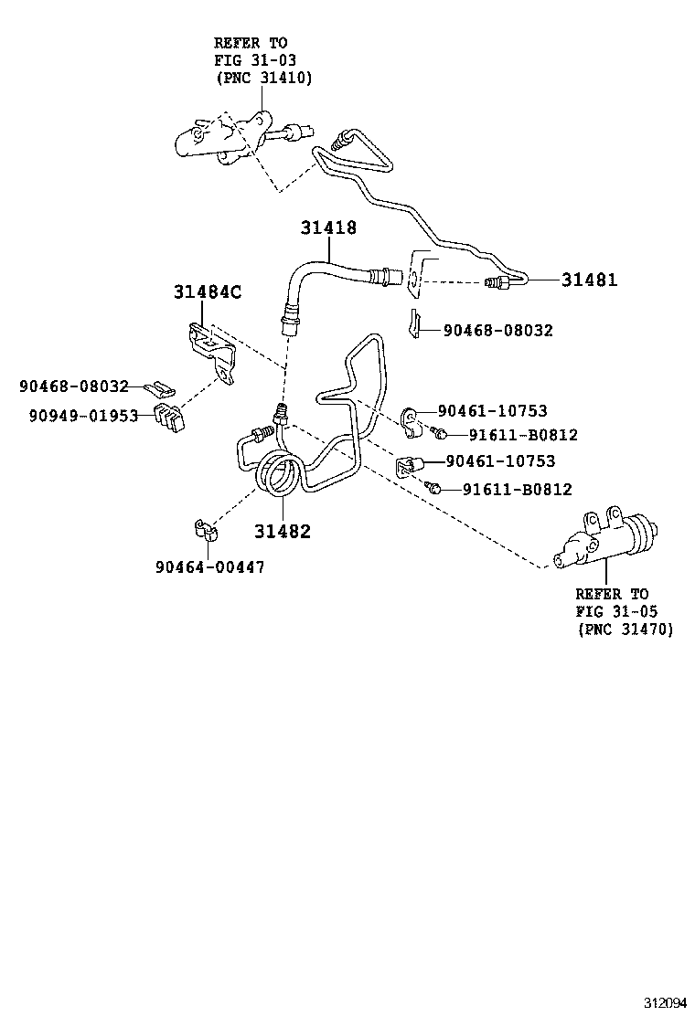 31301-26130 PEDAL SUB-ASSY, CLUTCH product image