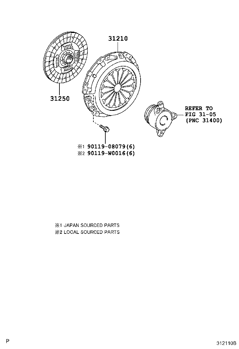 31233-0D010 FORK, CLUTCH RELEASE product image