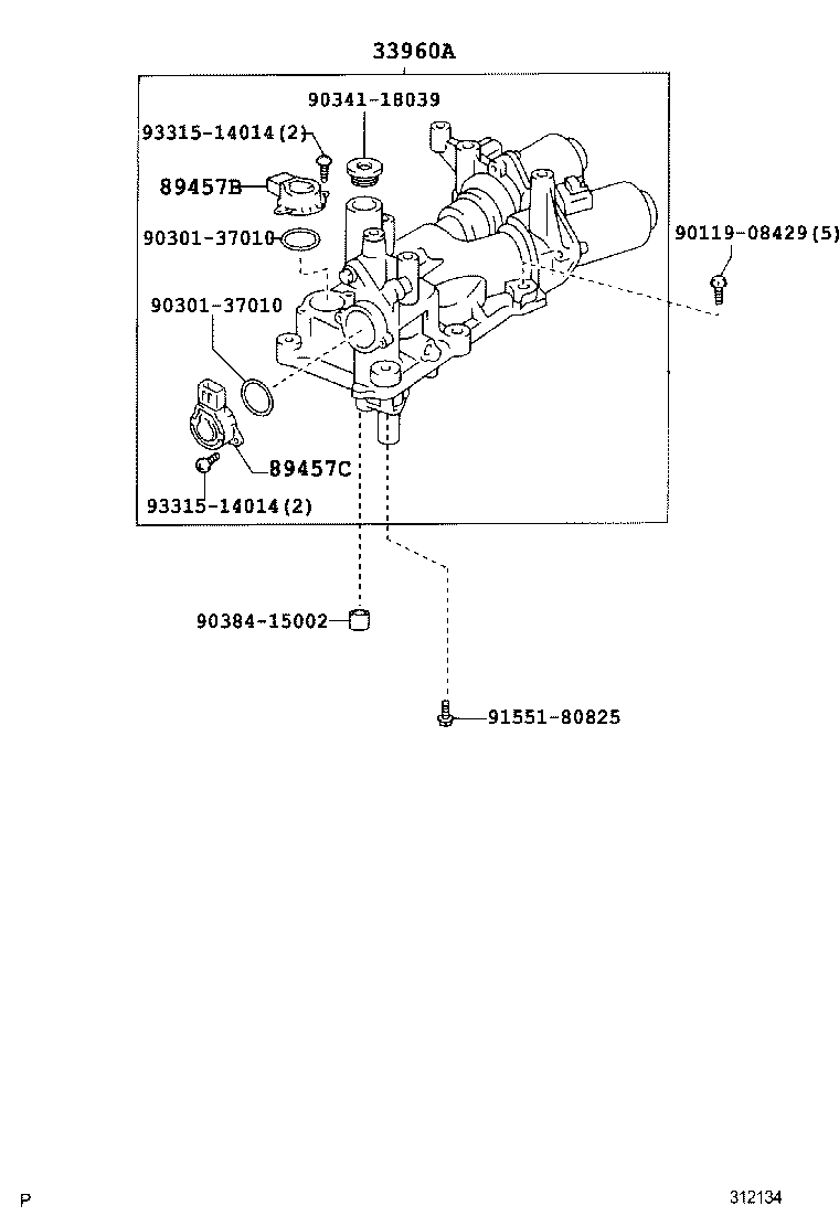 33960-52020 ACTUATOR ASSY, SHIFT & SELECT product image