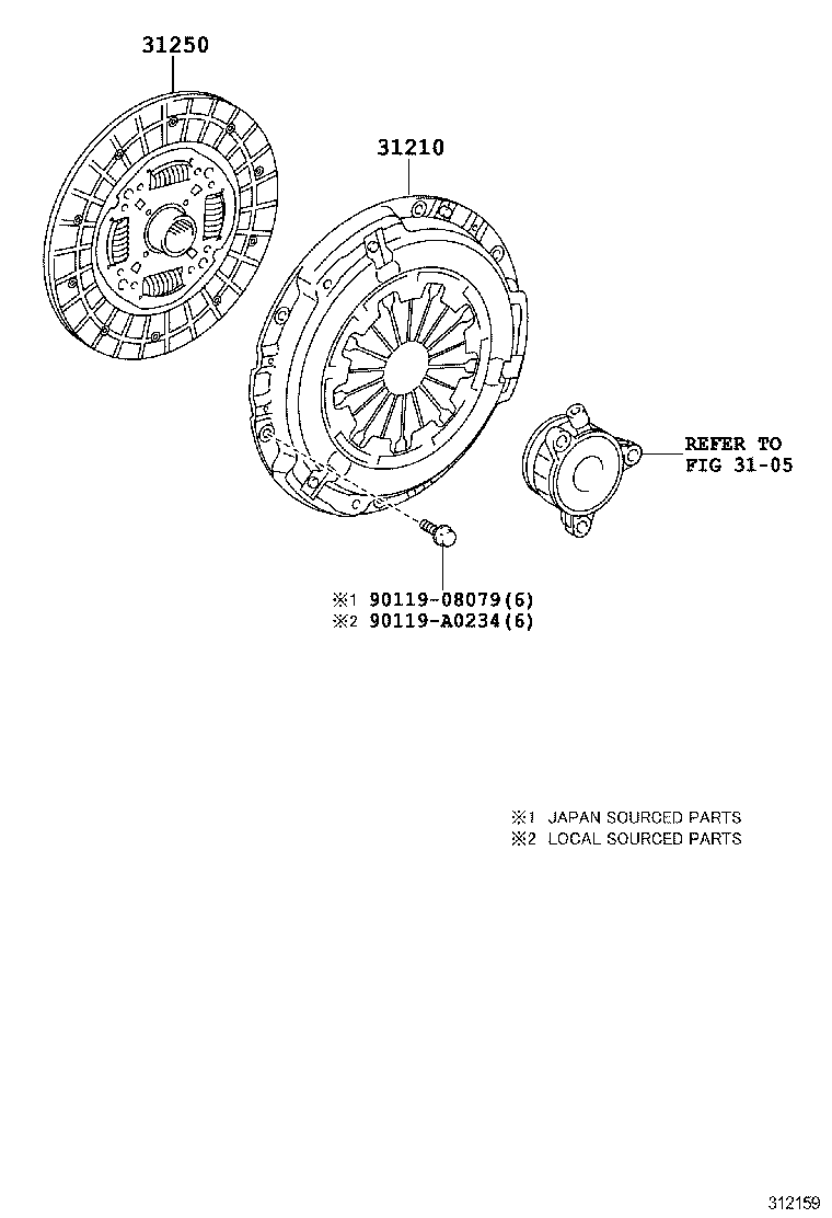 31250-33050 DISC ASSY, CLUTCH product image