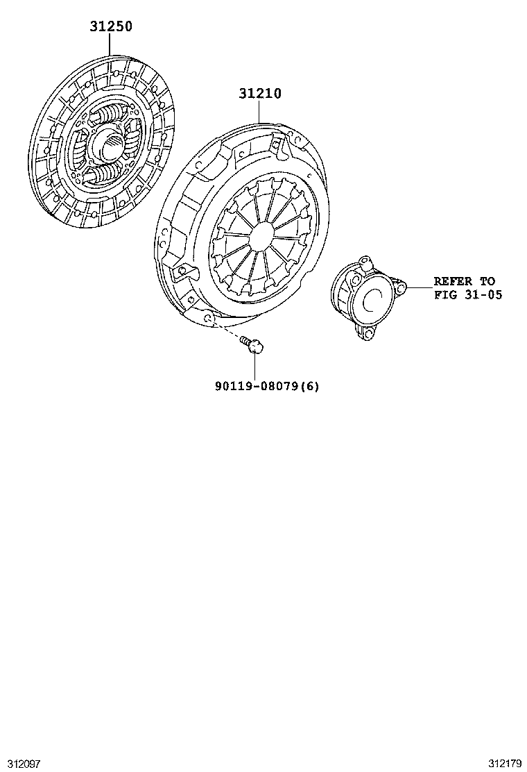 31250-12480 DISC ASSY, CLUTCH product image