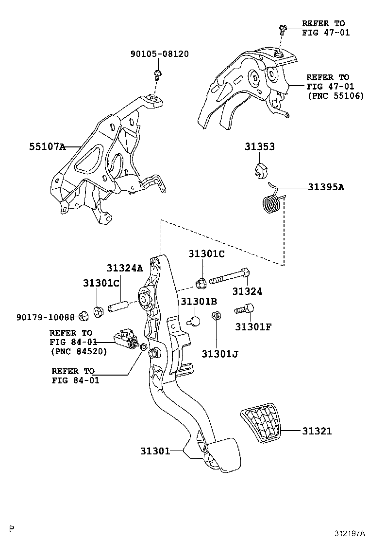31484-52150 BRACKET, CLUTCH TUBE, NO.1 product image