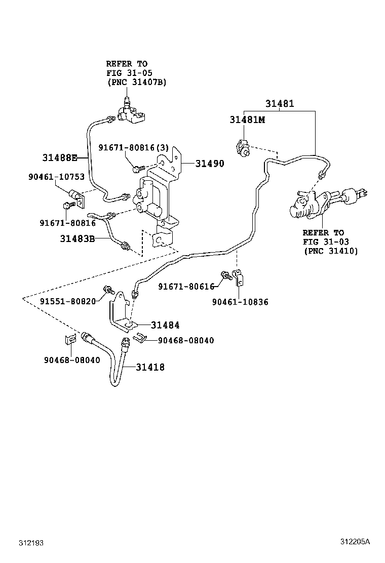 31394-12080 SPRING, PEDAL W/HOOK product image