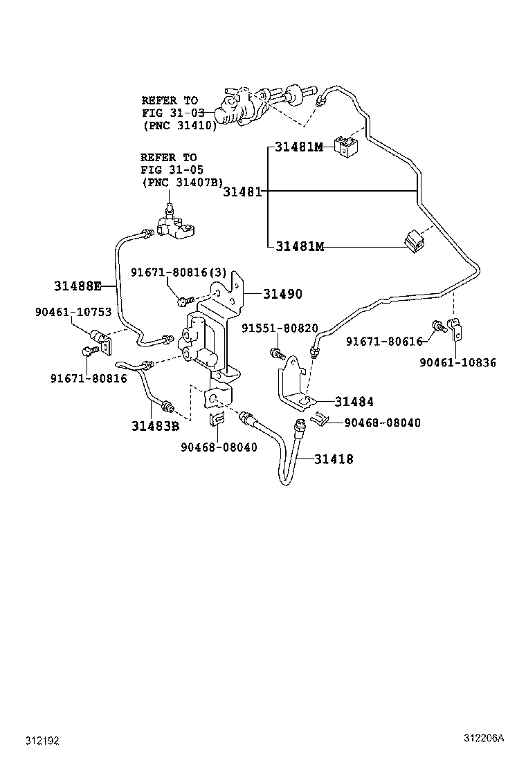 31394-12080 SPRING, PEDAL W/HOOK product image