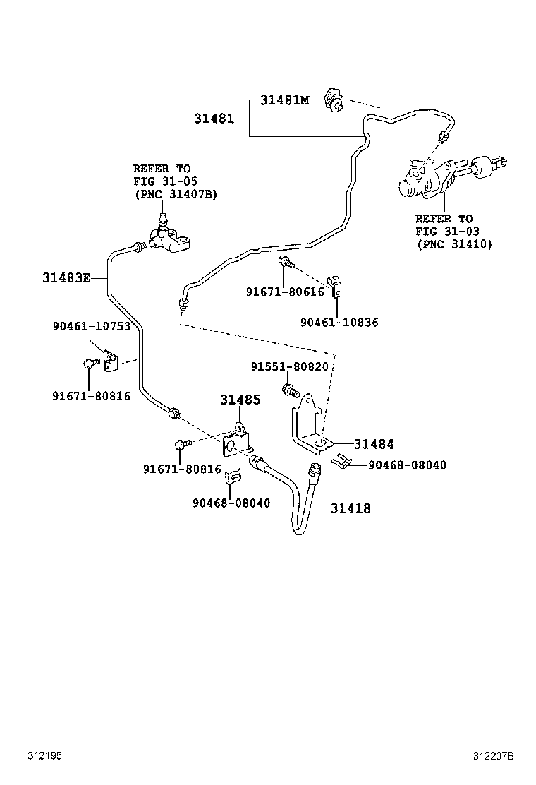 31394-12080 SPRING, PEDAL W/HOOK product image