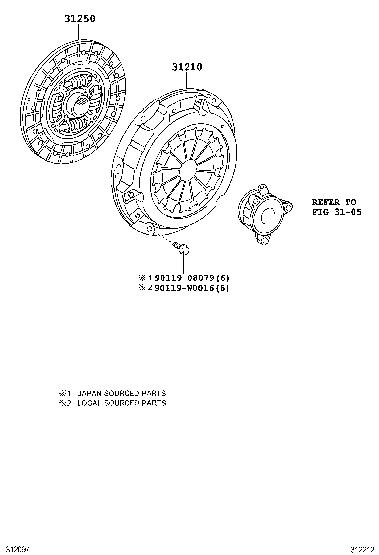 31210-02220 COVER ASSY, CLUTCH product image
