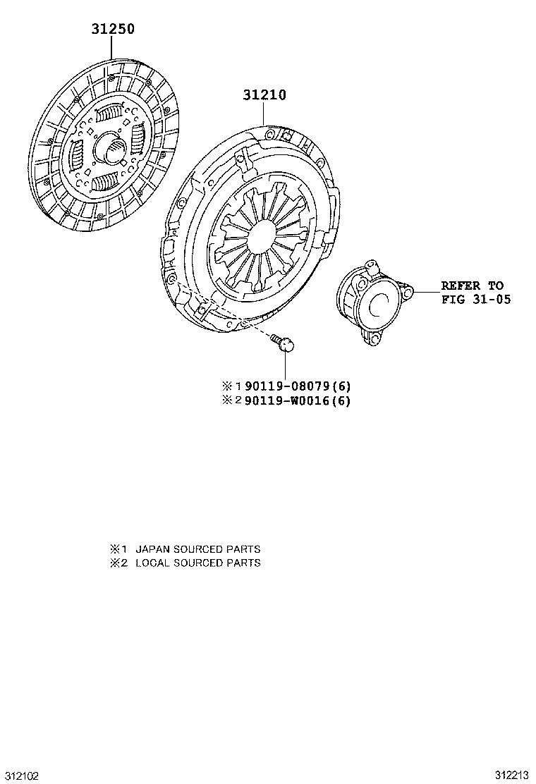 31210-02220 COVER ASSY, CLUTCH product image