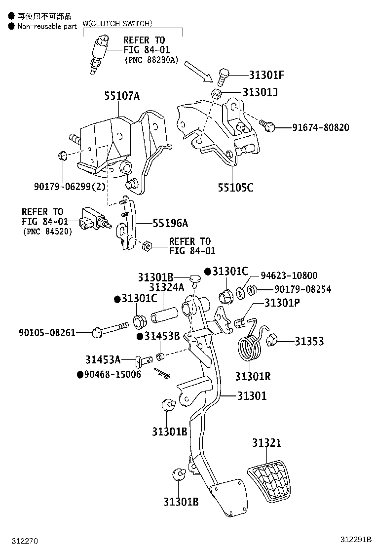 31482-60280 TUBE, CLUTCH RELEASE CYLINDER TO FLEXIBLE HOSE product image
