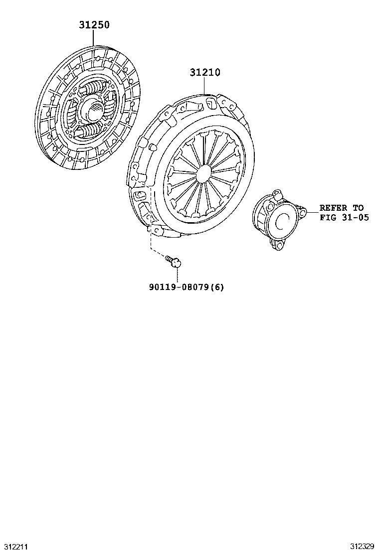 31250-02150 DISC ASSY, CLUTCH product image