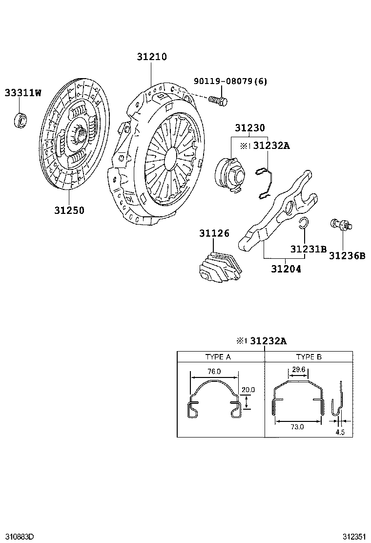 31210-35191 COVER ASSY, CLUTCH product image
