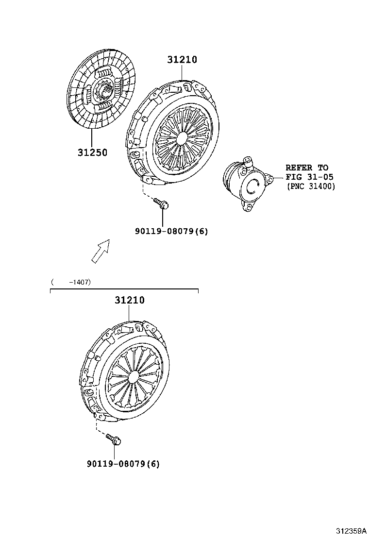 31210-52170 COVER ASSY, CLUTCH product image