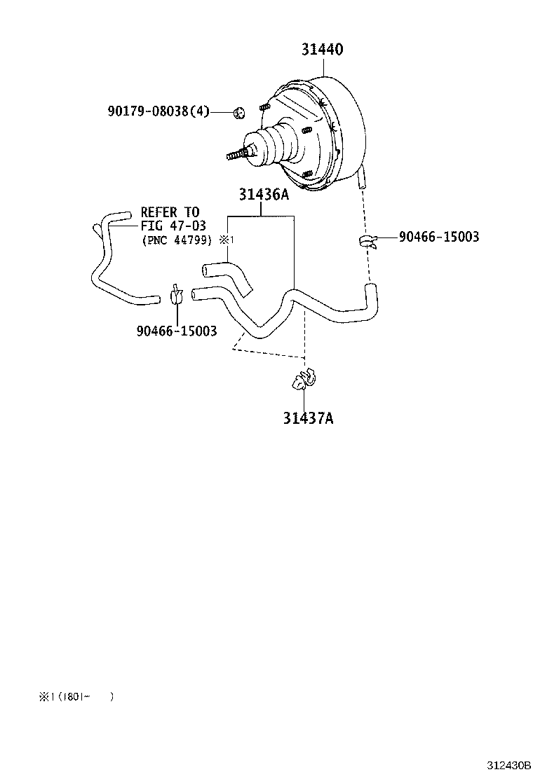 31440-37130 BOOSTER ASSY, CLUTCH W/AIR CLEANER product image