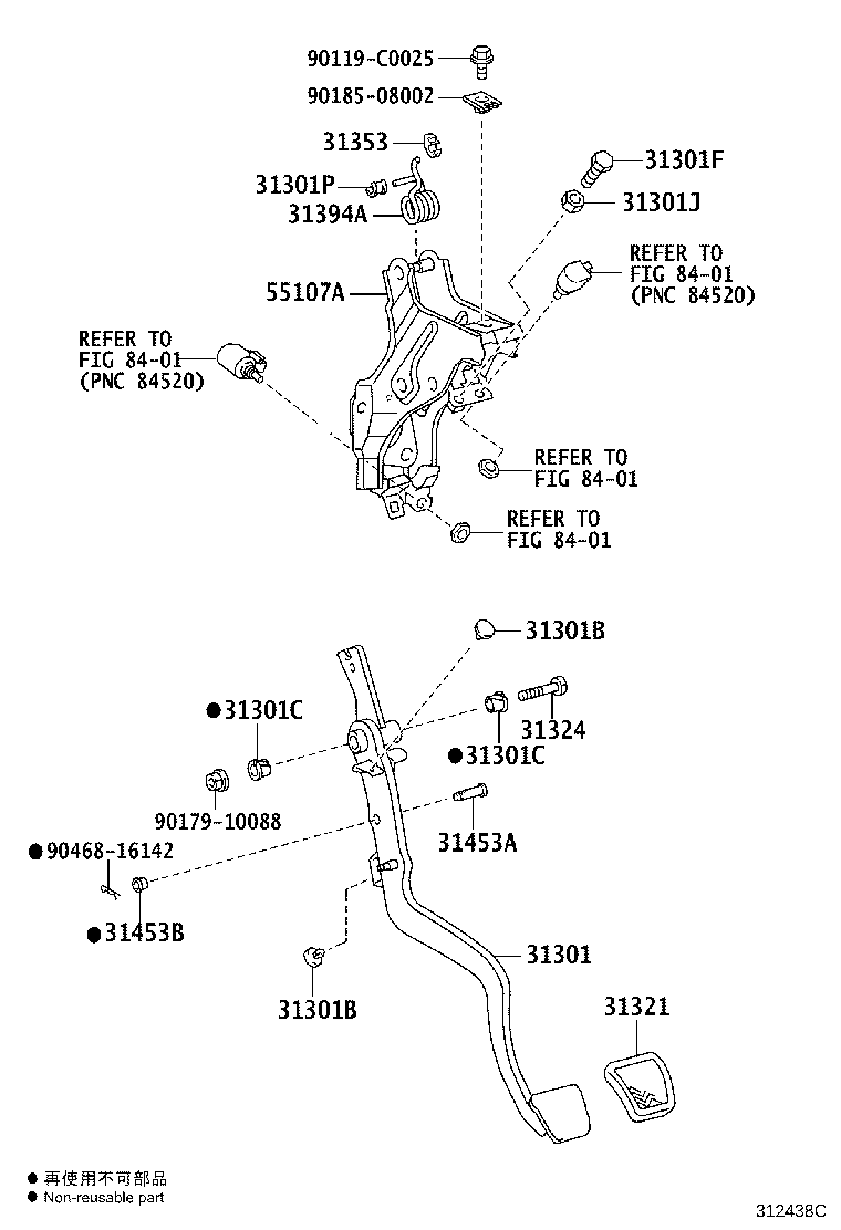 31481-02270 TUBE, CLUTCH MASTER CYLINDER TO FLEXIBLE HOSE product image