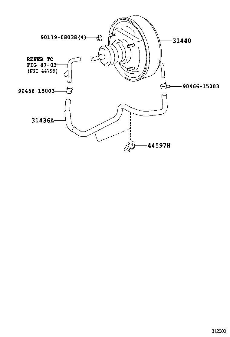 31440-37150 BOOSTER ASSY, CLUTCH W/AIR CLEANER product image