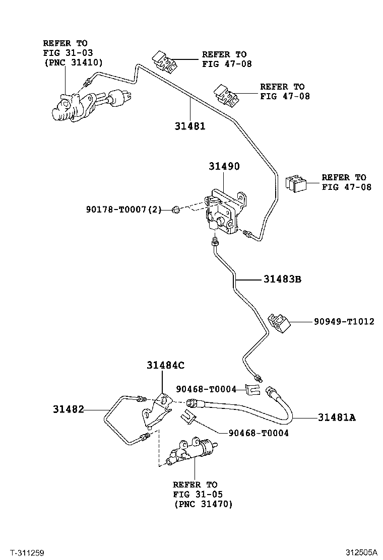 31301-0K250 PEDAL SUB-ASSY, CLUTCH product image