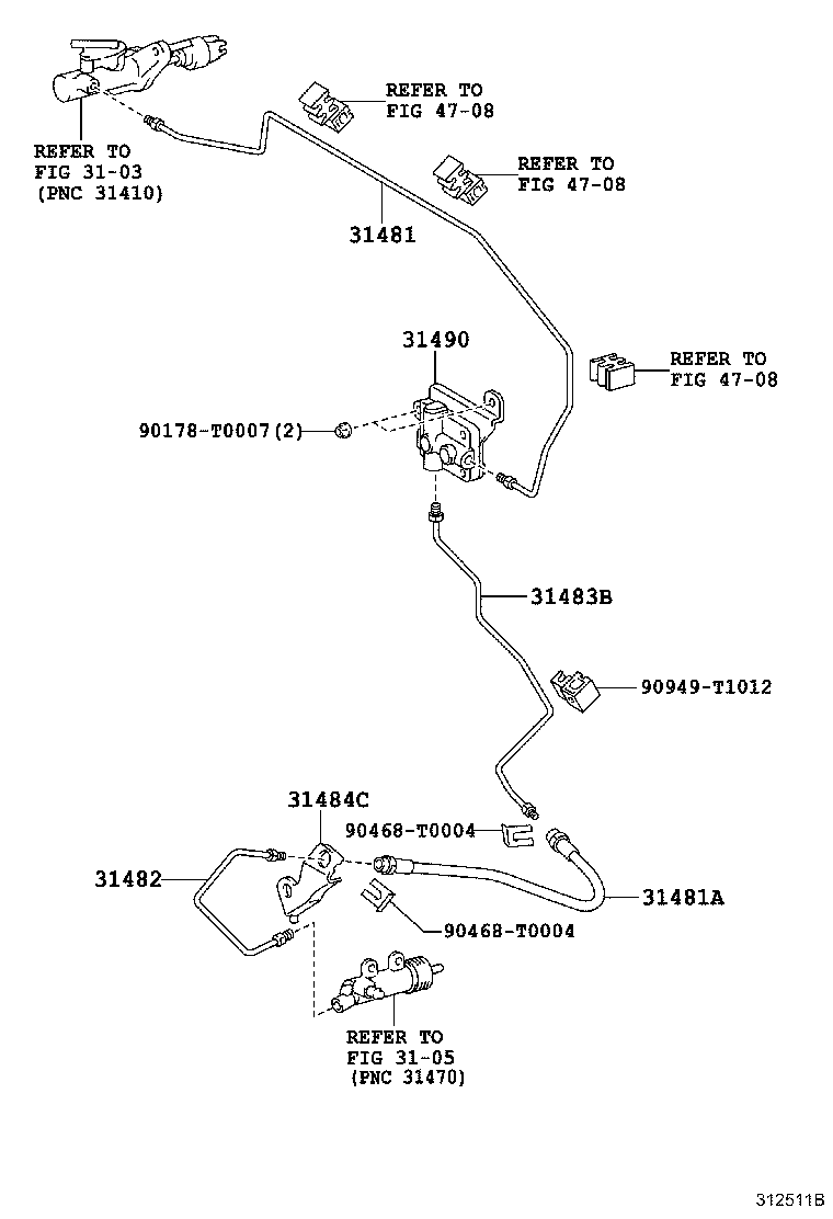 31490-0K040 ACCUMULATOR ASSY, CLUTCH product image