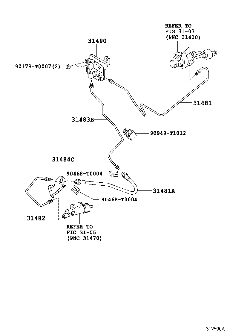31301-0K250 PEDAL SUB-ASSY, CLUTCH product image