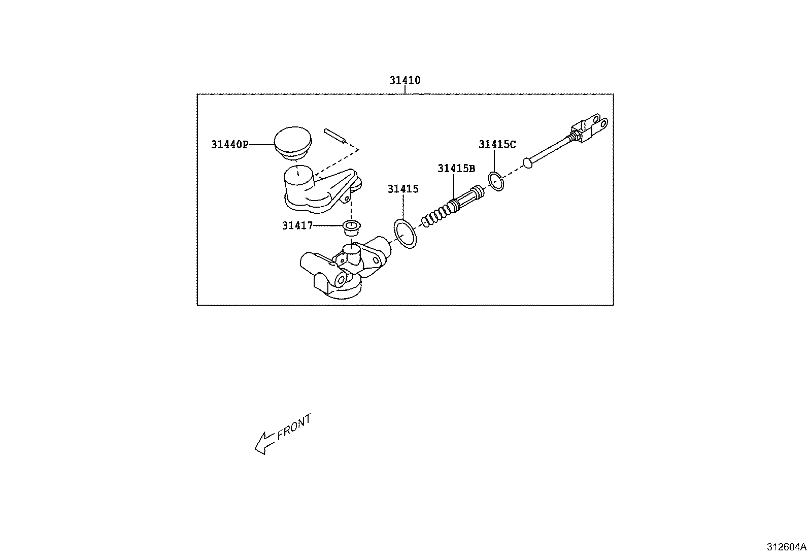 SU003-00592 GROMMET, CLUTCH RESERVOIR product image