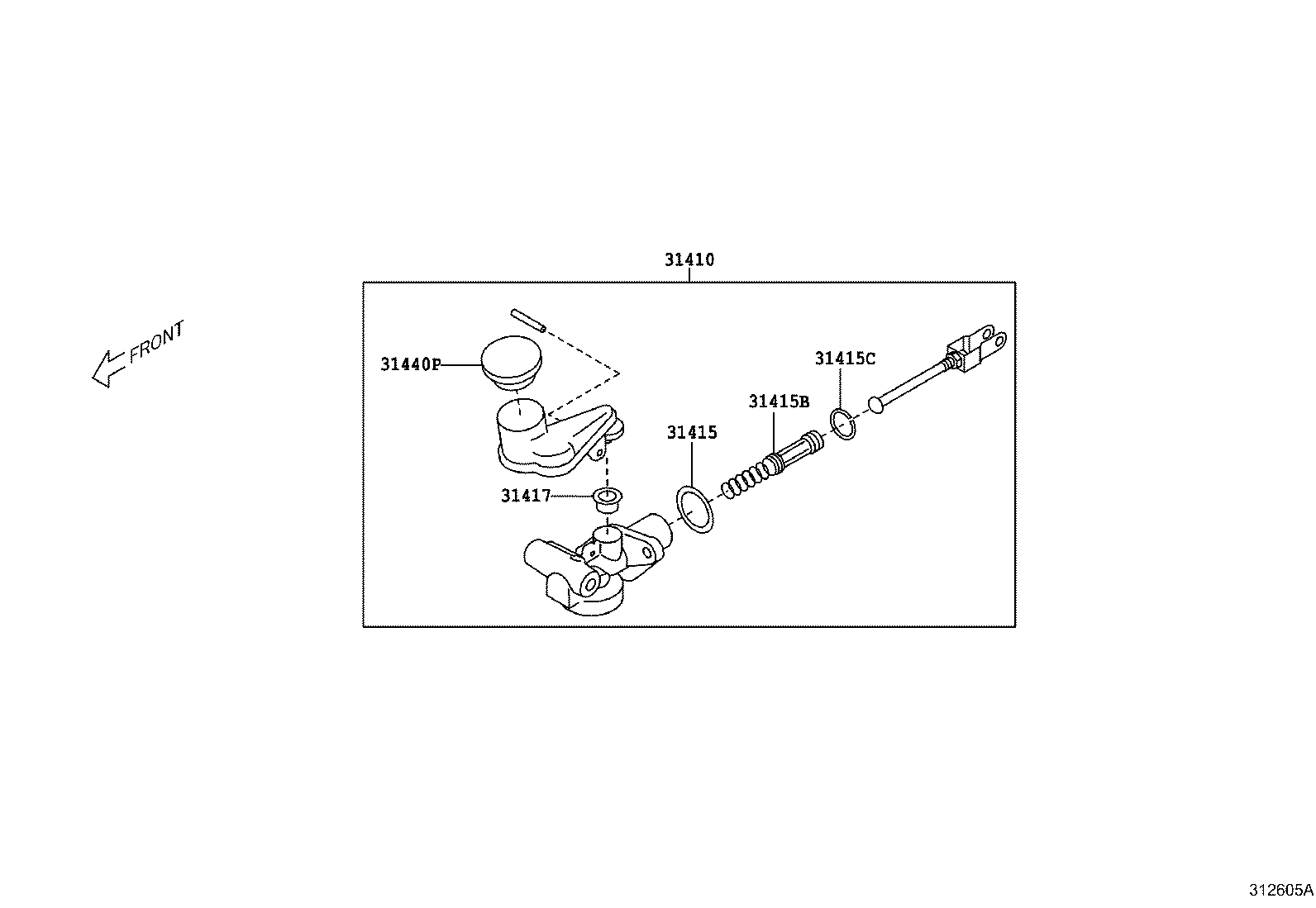 Toyota SU003-00994 GASKET, CLUTCH MASTER CYLINDER