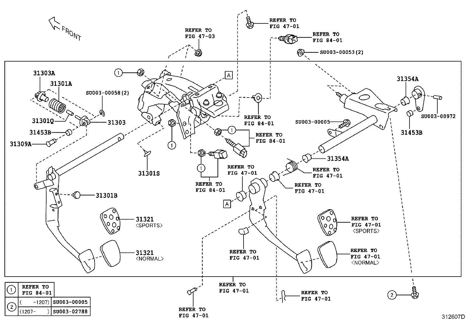 Toyota SU003-00971 PAD, CLUTCH PEDAL