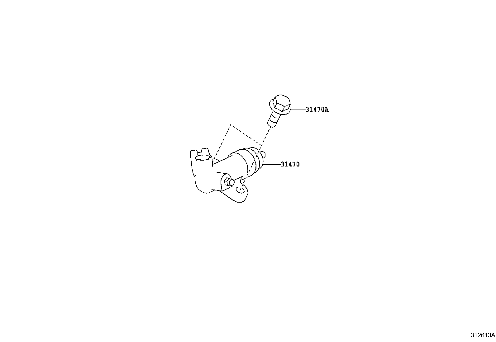 Toyota SU003-00808 CYLINDER ASSY, CLUTCH RELEASE