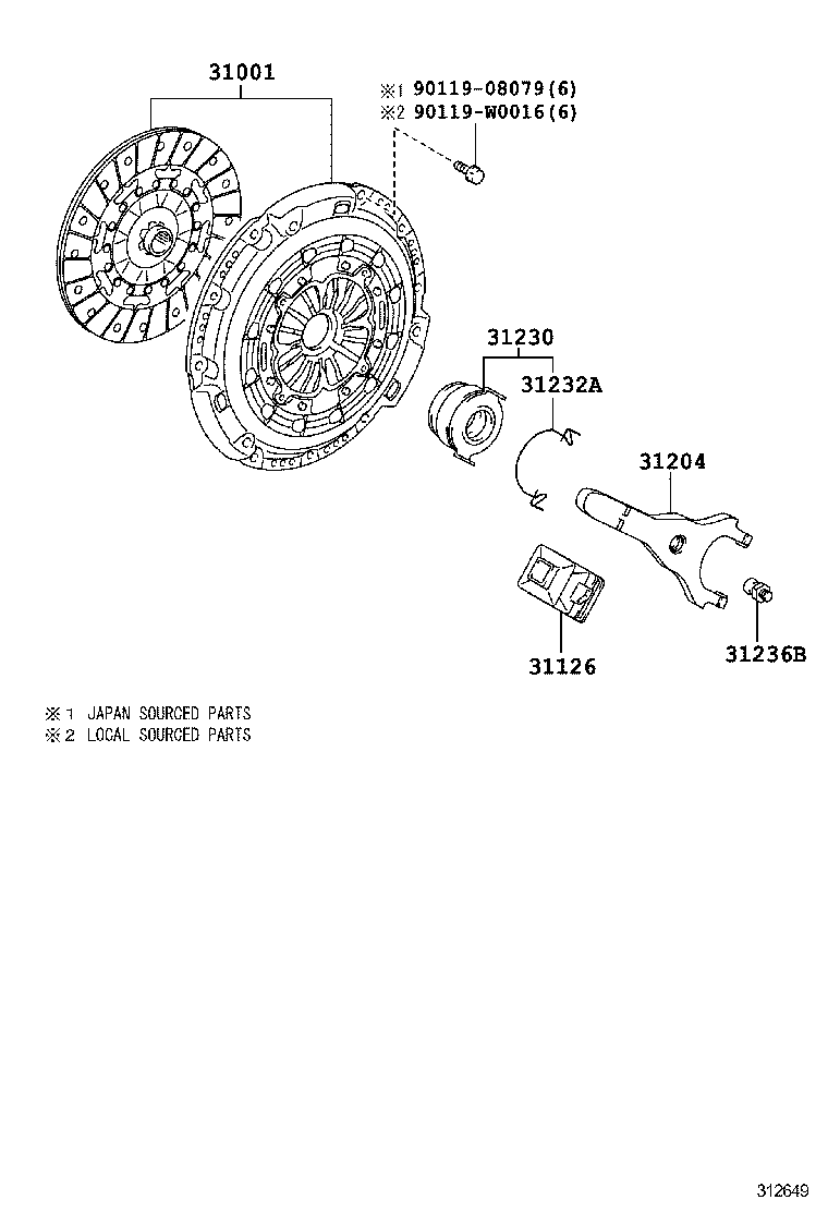 31210-12370 COVER ASSY, CLUTCH product image