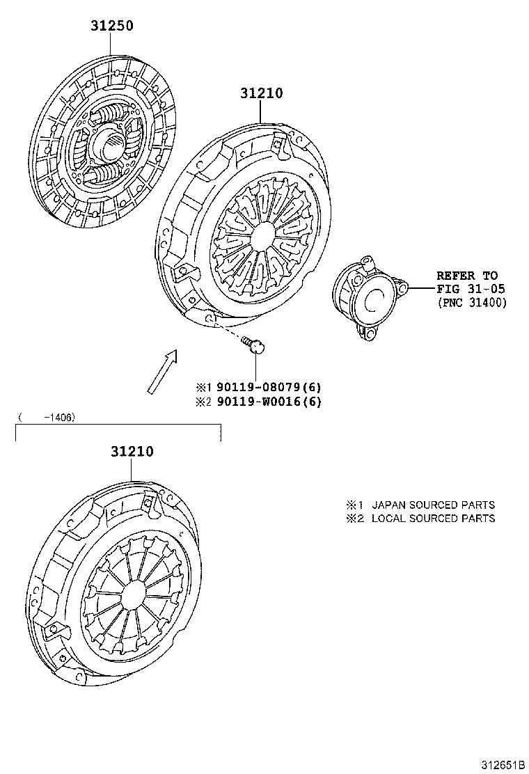 31210-12370 COVER ASSY, CLUTCH product image
