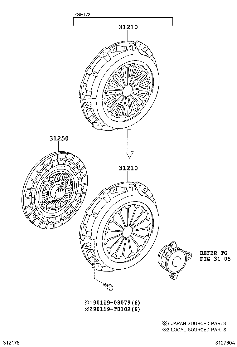 31250-52133 DISC ASSY, CLUTCH product image