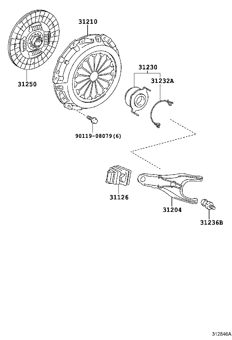 31250-02290 DISC ASSY, CLUTCH product image